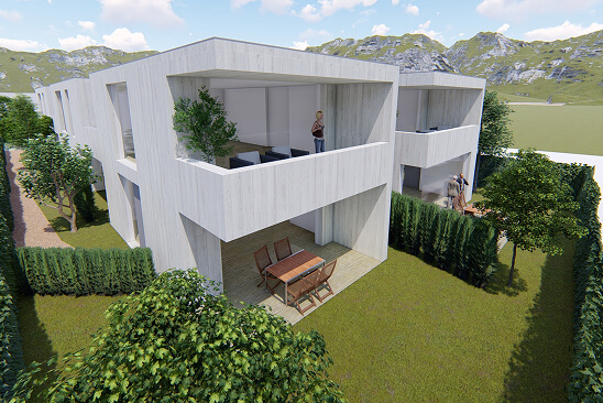 Terraza exterior | Modul Suites